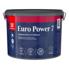 Краска для стен и потолков Tikkurila Euro Power 7 / Тиккурила Евро 7 матовая