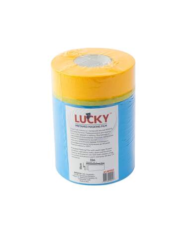 Пленка-маскер защитная с золотистой лентой Lucky Washi / Лаки