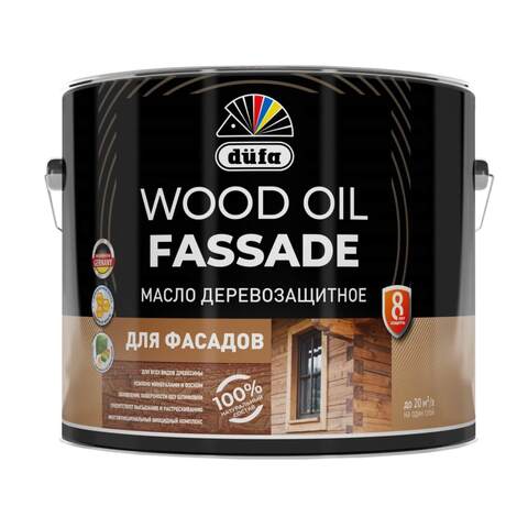 Масло деревозащитное для фасадов Dufa Wood Oil Fassade / Дюфа Вуд Ойл