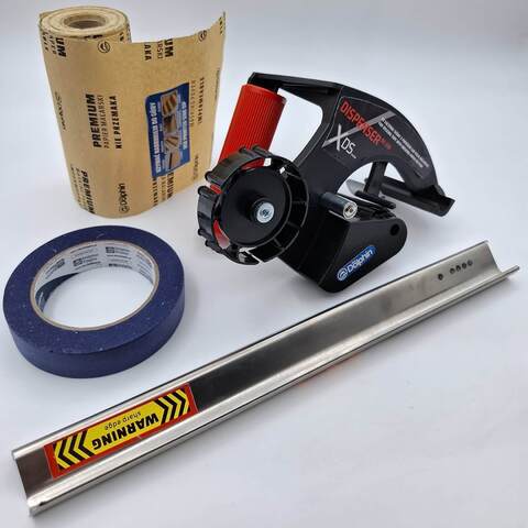 Диспенсер для малярных лент с пленкой и бумагой Blue Dolphin DS 330 / Блю Долфин