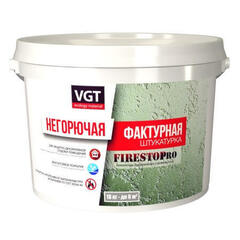 Штукатурка фактурная негорючая КМ 0 VGT Firestop Pro / ВГТ Файерстоп Про