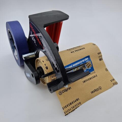 Диспенсер для малярных лент с пленкой и бумагой Blue Dolphin DS 330 / Блю Долфин