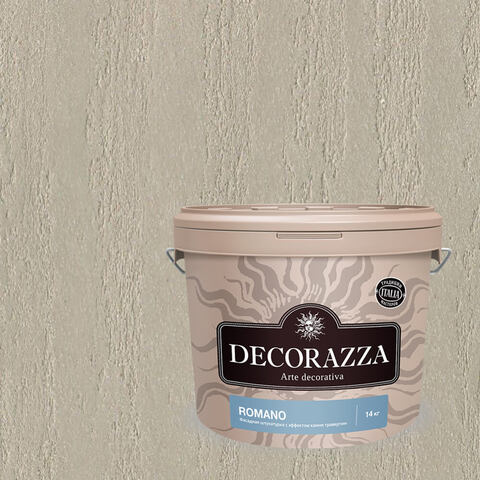 Декоративная штукатурка с эффектом камня травертина Decorazza Romano / Декорацца Романо