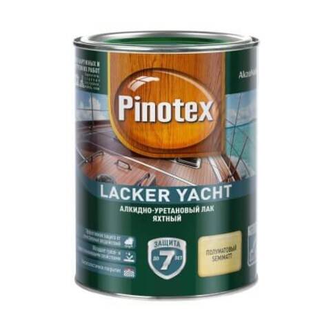 Лак яхтный Pinotex Lacker Yacht 40 / Пинотекс полуматовый
