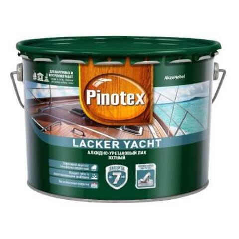 Лак яхтный Pinotex Lacker Yacht 40 / Пинотекс полуматовый
