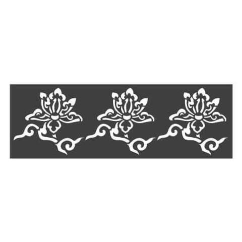 Трафарет бордюр для декоративных штукатурок Art Decor / Арт Декор