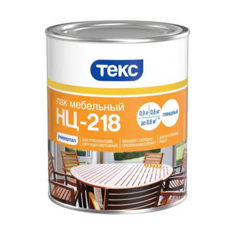 Лак мебельный Текс НЦ-218 Универсал глянцевый