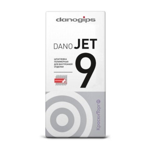 Шпатлевка финишная полимерная Danogips Dano Jet 9 / Даногипс Дано Джет 9