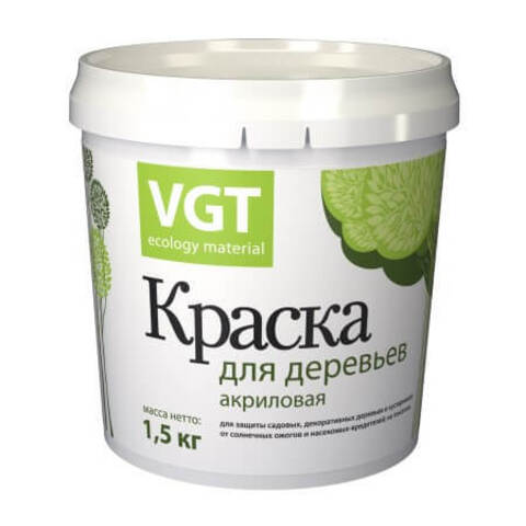 Краска акриловая для садовых деревьев ВД-АК-1180 VGT / ВГТ