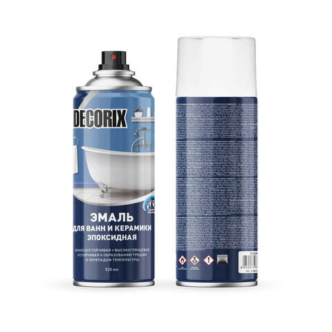 Эмаль эпоксидная для ванн и керамики глянцевая Decorix / Декорикс
