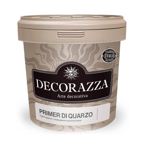 Грунт-краска с кварцевым наполнителем Decorazza Primer Di Quarzo / Декорацца Праймер Ди Кварцо