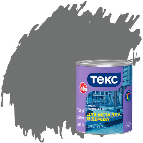 Эмаль алкидная ПФ-115 для дерева и металла Текс