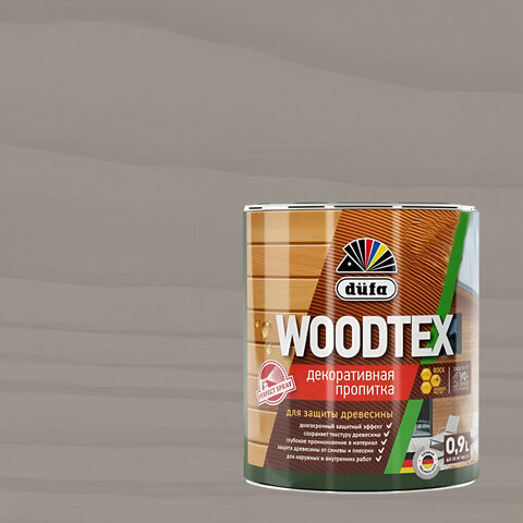 Декоративная пропитка для древесины Dufa Woodtex / Дюфа Вудтекс