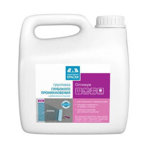 Грунтовка глубокого проникновения с индикатором Текс