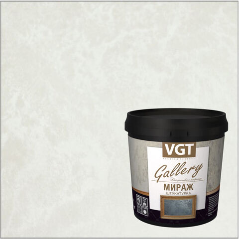 Штукатурка декоративная полуглянцевая VGT Gallery Мираж / ВГТ