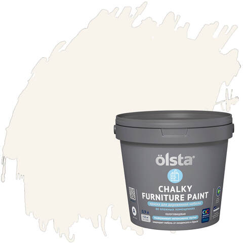 Краска для деревянной мебели кухонь и ванных Olsta Chalky Furniture Paint / Ольста