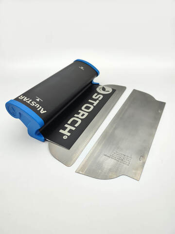 Шпатель с 2 лезвиями 0,3+0,5 Storch Flexogrip Alustar / Шторх