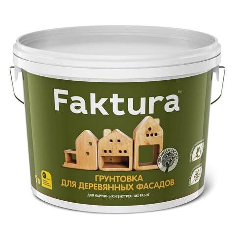 Грунтовка для деревянных фасадов антисептическая Faktura / Фактура