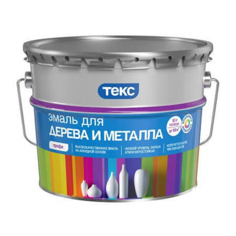 Эмаль для дерева и металла Текс Профи матовая