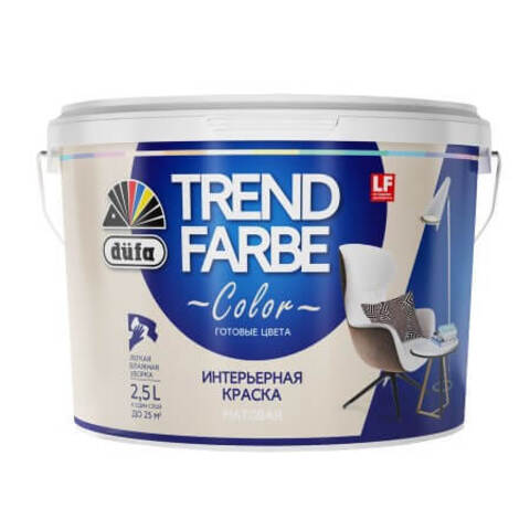 Краска интерьерная Dufa Trend Farbe Color / Дюфа Тренд Фарбе Колор