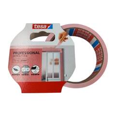 Лента малярная розовая для обоев Tesa / Теса