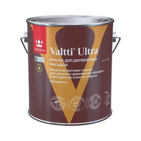 Краска для деревянных фасадов Tikkurila Valtti Ultra / Тиккурила Валтти Ультра