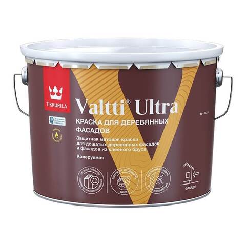Краска для деревянных фасадов Tikkurila Valtti Ultra / Тиккурила Валтти Ультра