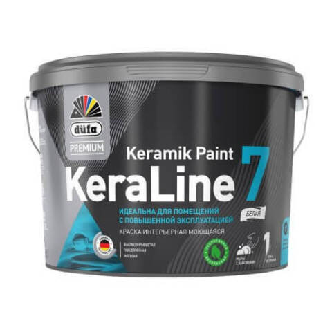 Краска моющаяся Dufa Premium KeraLine 7 / Дюфа Премиум Кералайн 7