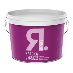 Краска для стен и потолков Ярко белая матовая