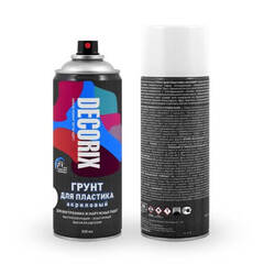 Грунт акриловый аэрозольный для пластика Decorix / Декорикс