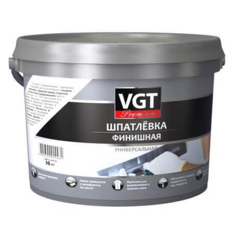Шпатлевка финишная универсальная VGT Premium / ВГТ Премиум