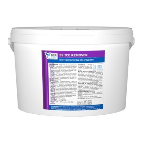 Противогололедный реагент Dec Prof 55 Ice Remover / Дэк Проф 55 Айс
