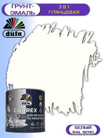 Грунт-эмаль для металла 3 в 1 Dufa Correx глянцевая / Дюфа Коррекс