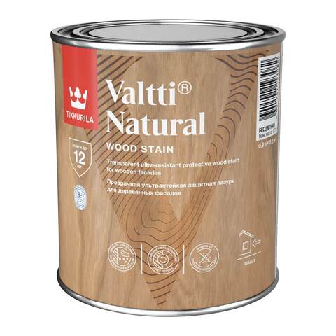 Лазурь фасадная для древесины Tikkurila Valtti Natural / Тиккурила Валтти Натурал