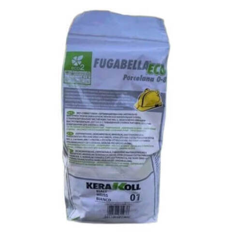 Затирка для плитки цементная Kerakoll Fugabella Eco Porcelana 0-8 / Керакол Фугабелла Порцелана