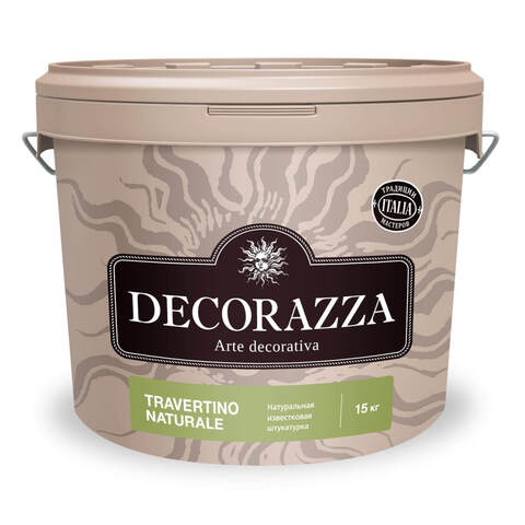 Декоративная известковая штукатурка Decorazza Travertino Naturale / Декорацца Травертино Натурале