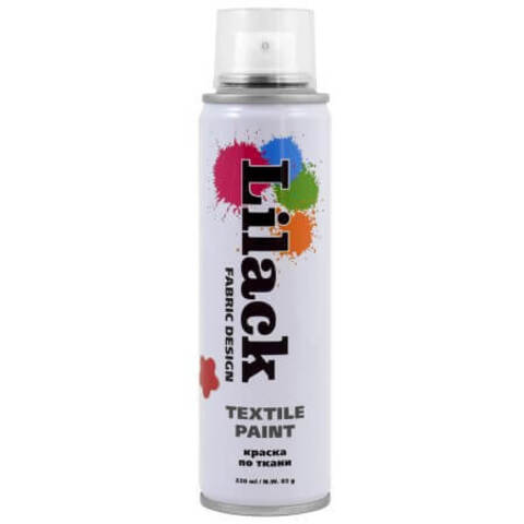 Краска аэрозольная по ткани Lilack Textile Paint / Лилак Текстиль Пэйнт