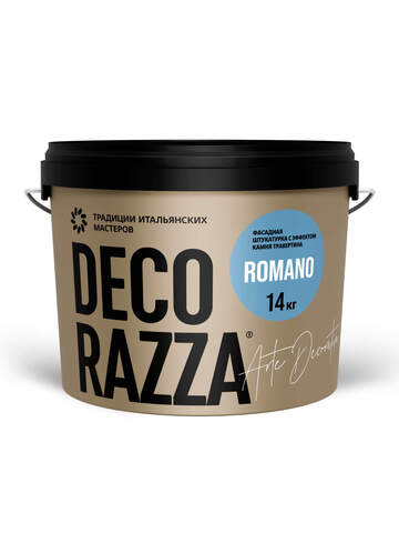 Декоративная штукатурка с эффектом камня травертина Decorazza Romano / Декорацца Романо
