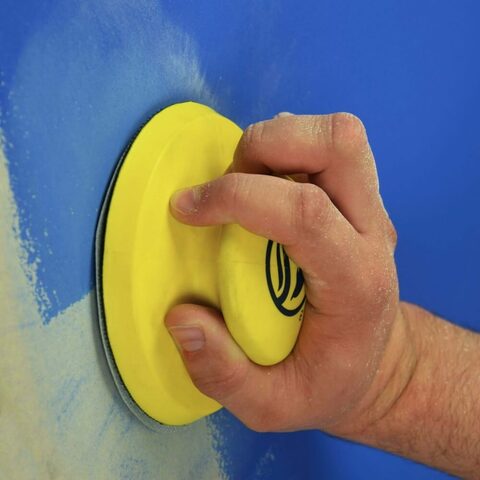 Блок для шлифования круглый + 10 абразивов Blue Dolphin / Блю Долфин