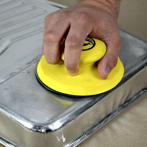 Блок для шлифования круглый + 10 абразивов Blue Dolphin / Блю Долфин