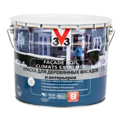 Краска для деревянных фасадов и интерьеров V33 Climats Extremes / В33 Климатс Экстримс