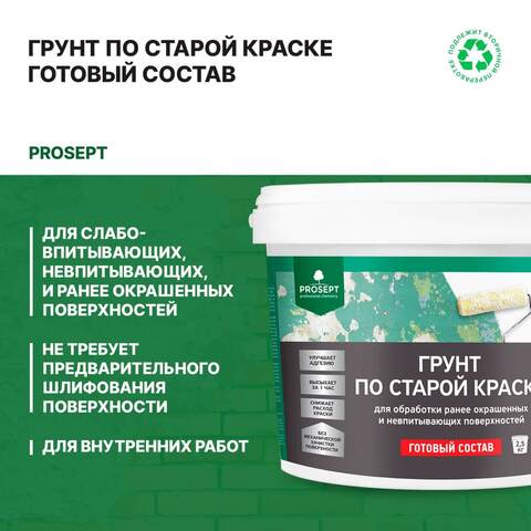 Грунтовка по старой краске Prosept / Просепт