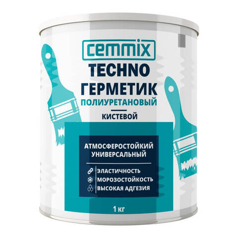 Герметик полиуретановый кистевой Cemmix Techno / Цеммикс Техно