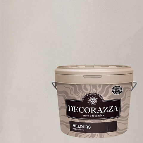 Декоративная штукатурка с эффектом мягкого нежного бархата Decorazza Velours / Декорацца Велюр
