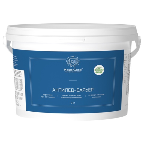 Противогололедный реагент, удалитель льда MasterGood Антилед-Барьер / МастерГуд