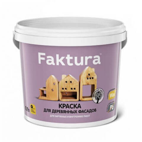 Краска для деревянных фасадов и плит OSB Faktura / Фактура полуматовая