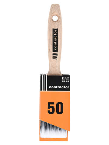 Кисть плоская Contractor 8108 синтетическая щетина / Контрактор