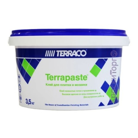 Клей пастообразный для плитки и мозаики Terraco Terrapaste / Террако Террапасте