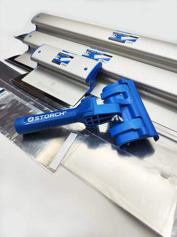 Набор серебристых шпателей Storch Flexogrip Alustar 326100 / Шторх