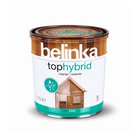 Декоративное лазурное покрытие для древесины Belinka Tophybrid / Белинка Топгибрид